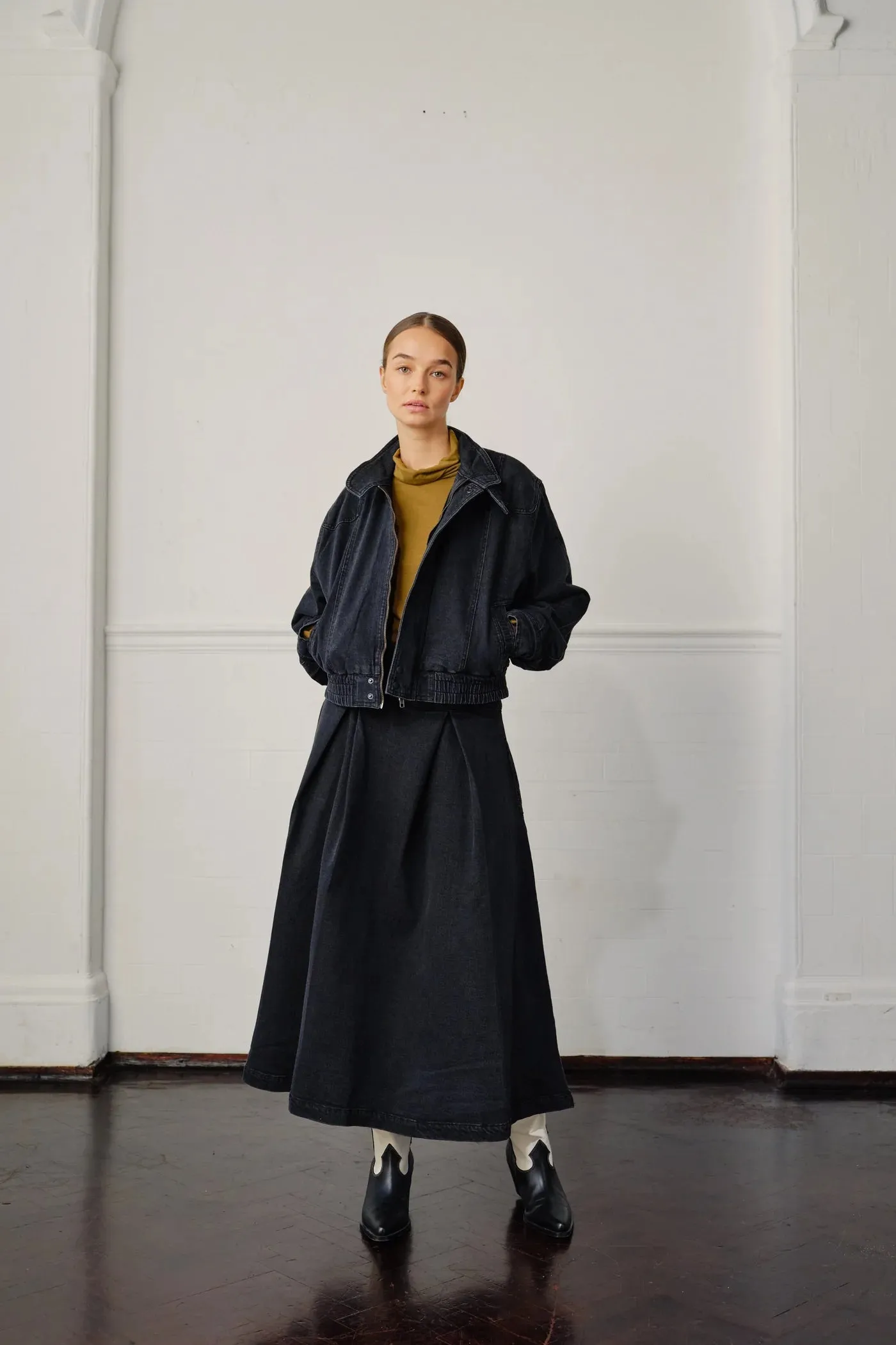 Juno Jacket - Washed Black