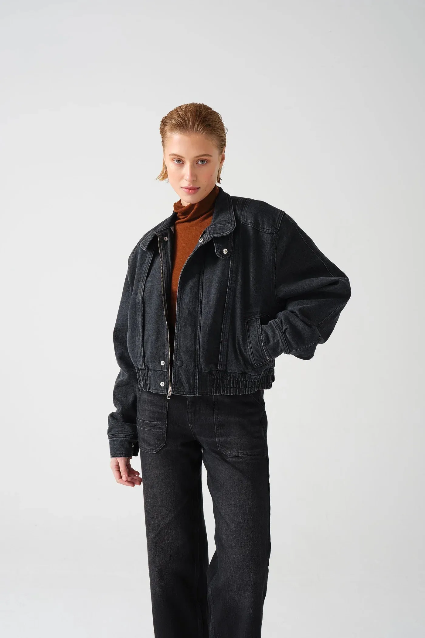 Juno Jacket - Washed Black