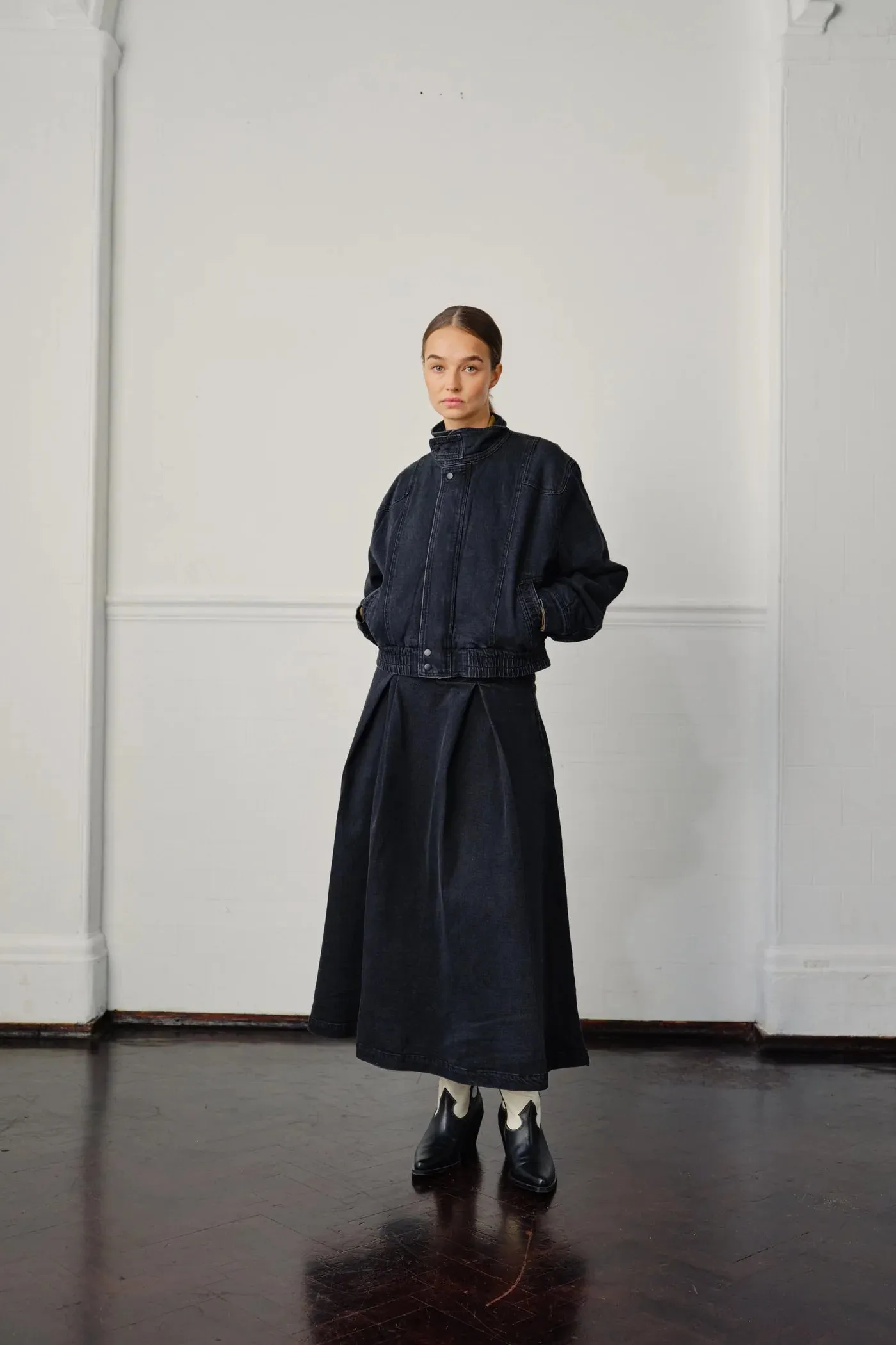 Juno Jacket - Washed Black