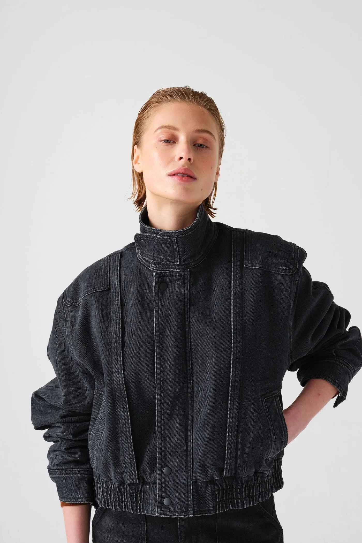 Juno Jacket - Washed Black