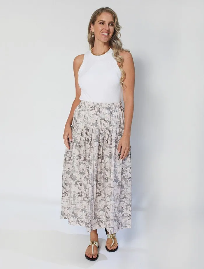 Juno Skirt - Tulleries Umber