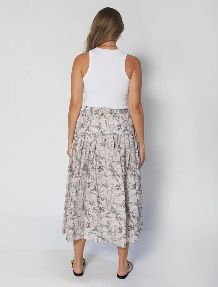 Juno Skirt - Tulleries Umber