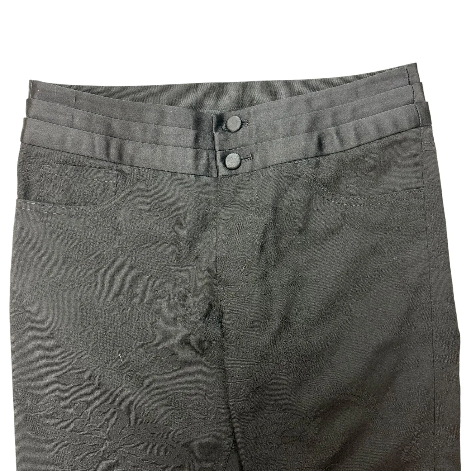 Junya Watanabe Wool Printed Pants Black