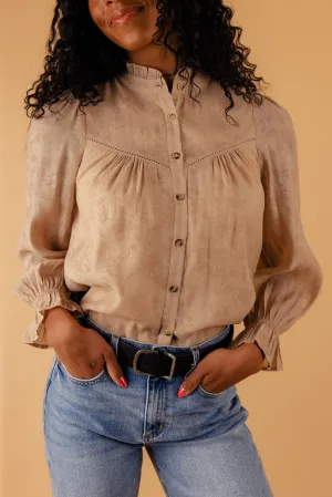 Katy Long Sleeve Button Blouse