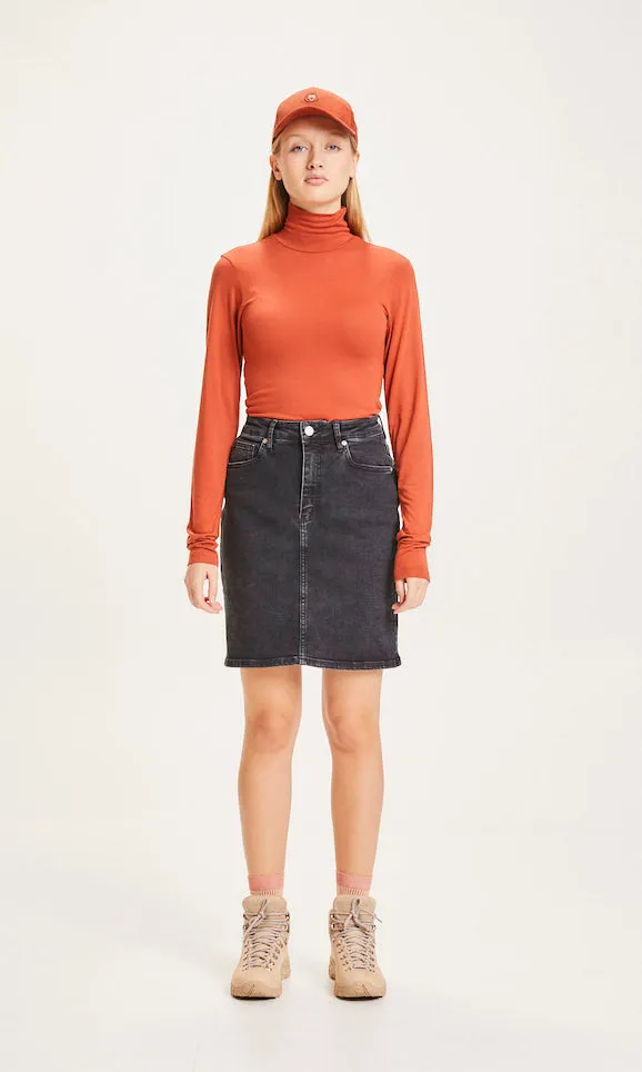 KCA 450003 Romy denim skirt 3049 rinse black women