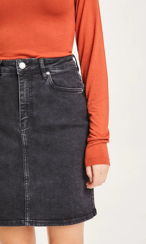 KCA 450003 Romy denim skirt 3049 rinse black women