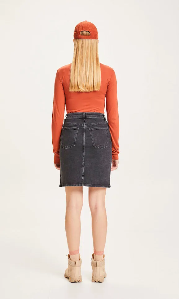 KCA 450003 Romy denim skirt 3049 rinse black women