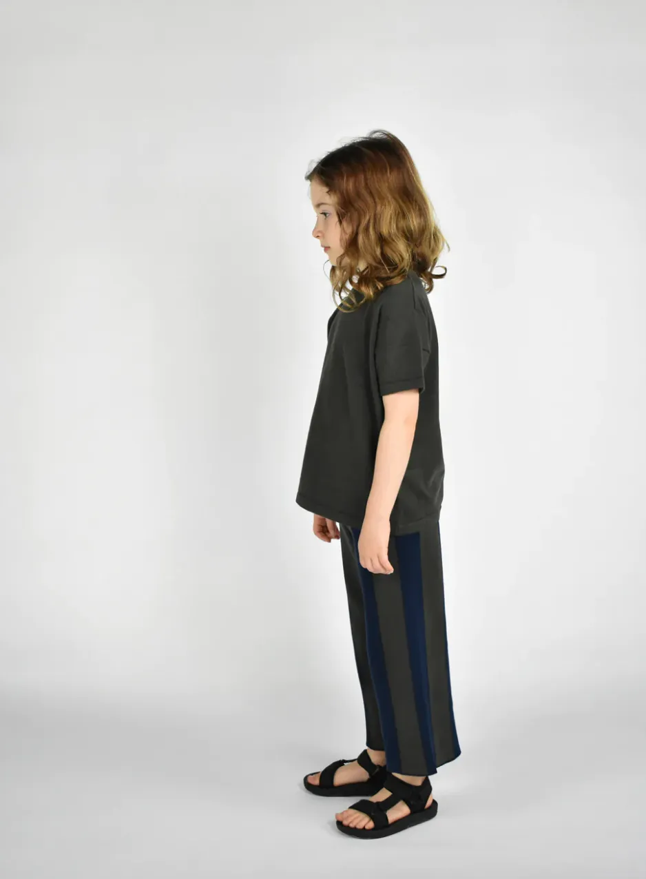 Kids Play Knitted Pant, Navy/Olive