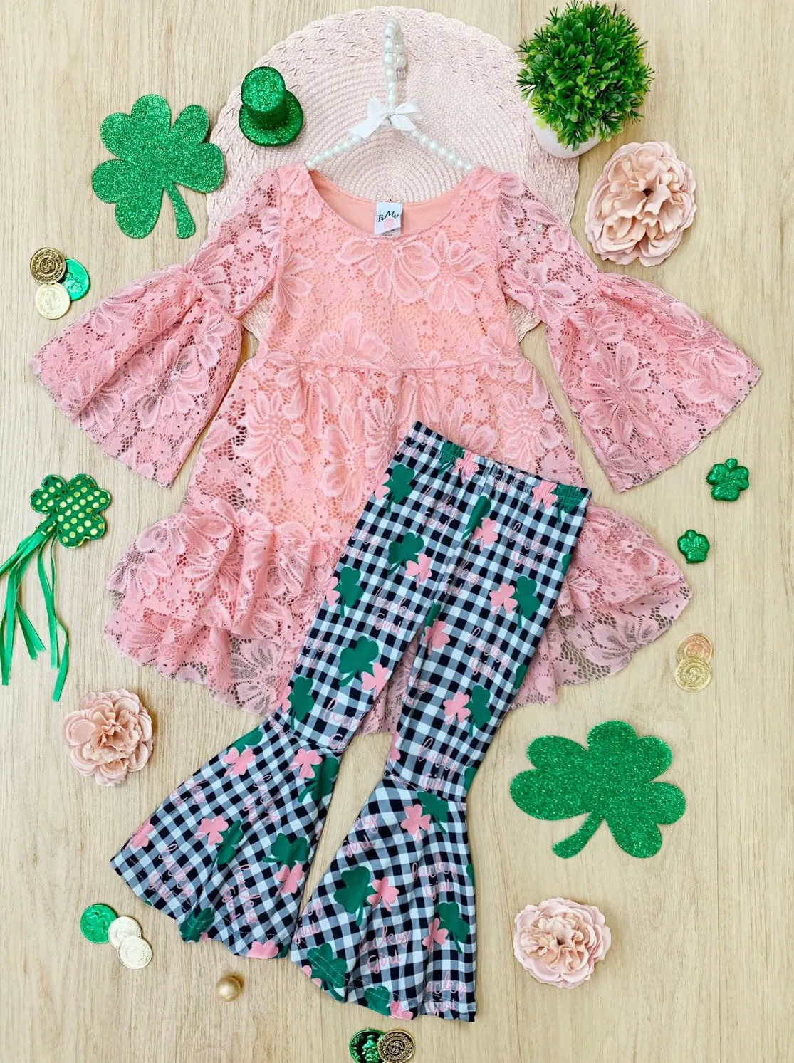 Lace Of The Irish Flared Legging Set