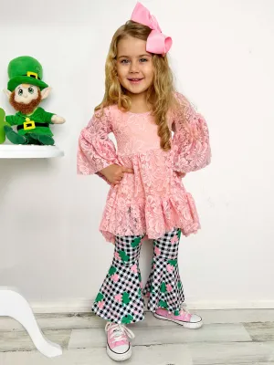 Lace Of The Irish Flared Legging Set
