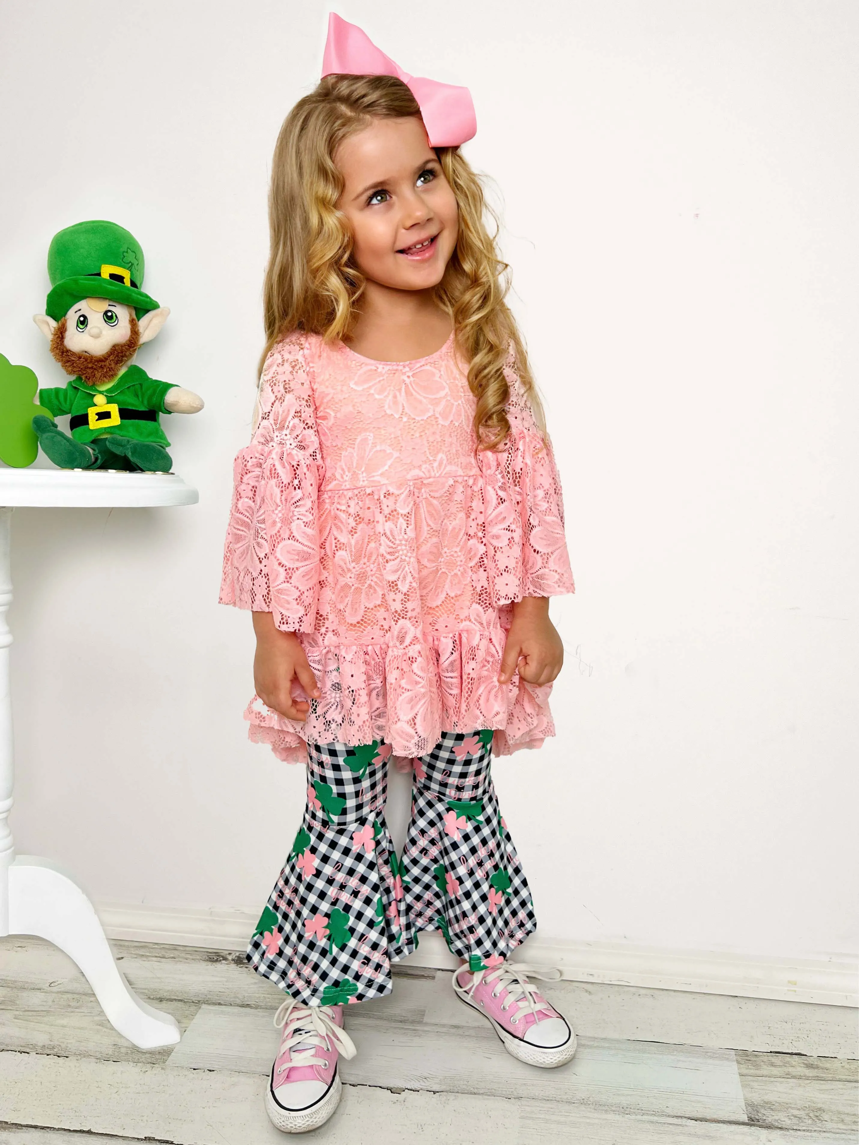 Lace Of The Irish Flared Legging Set