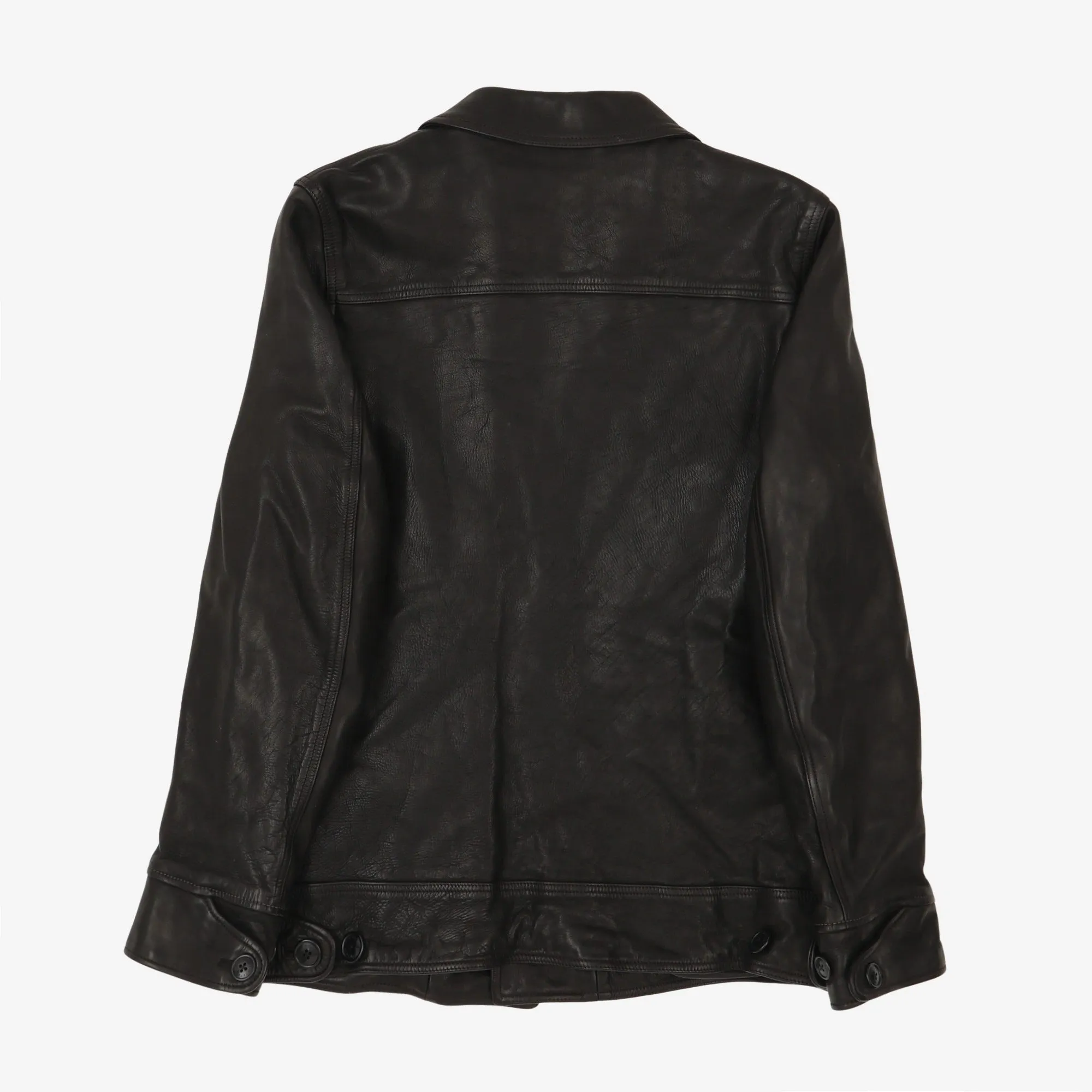 Leather Military Jacket