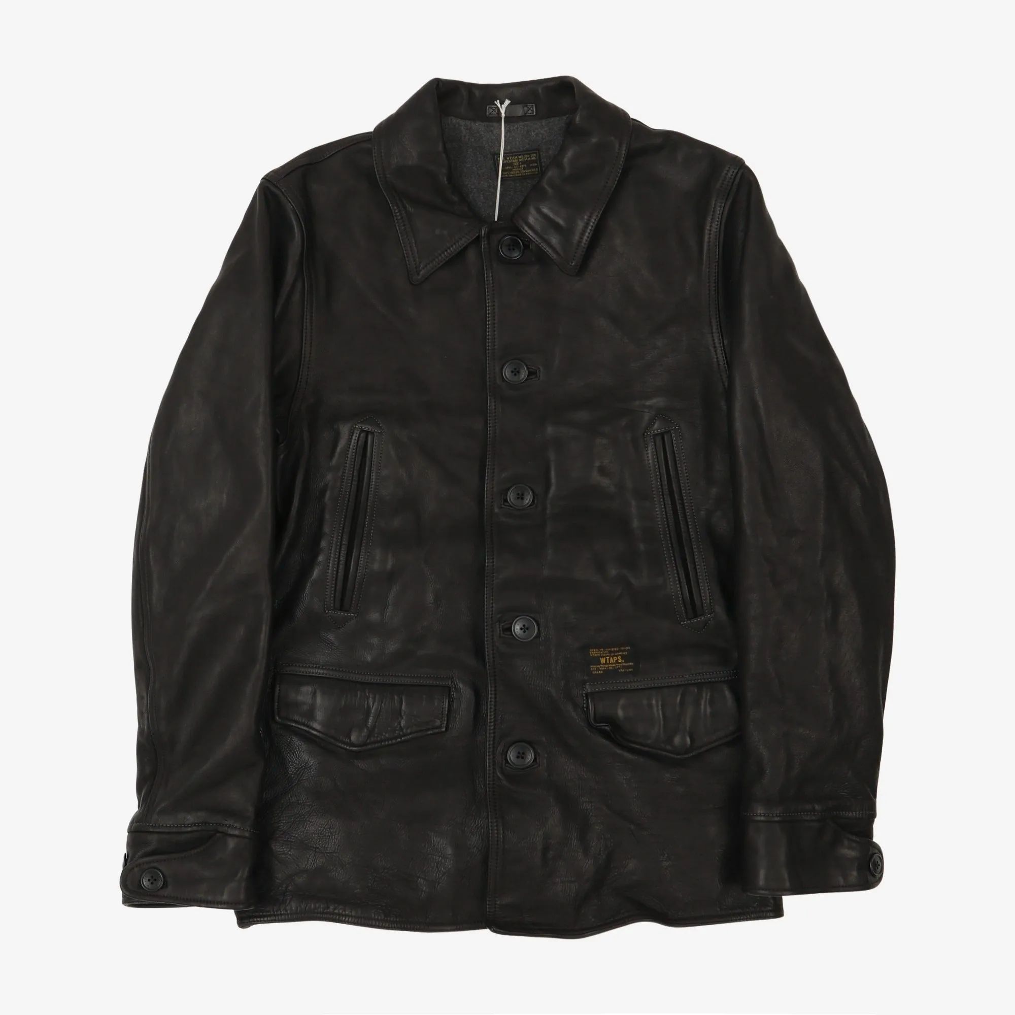 Leather Military Jacket