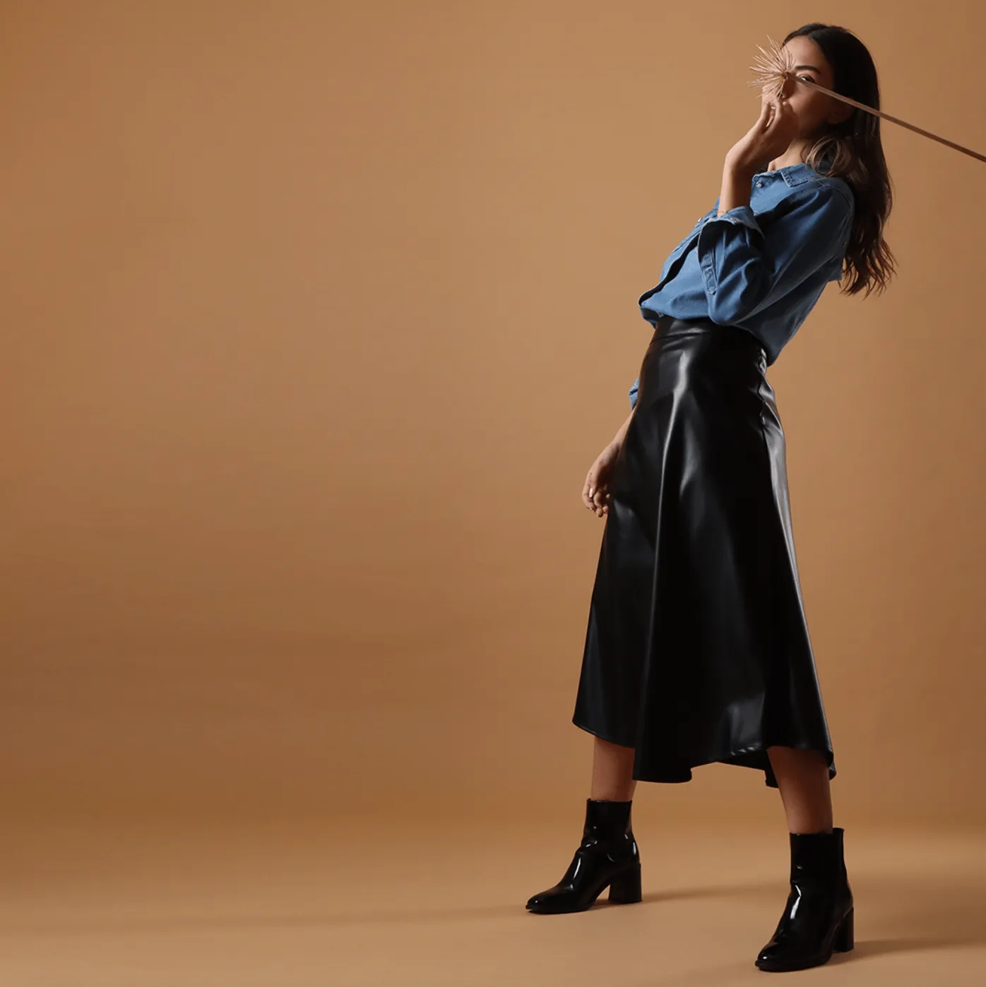 Leather Skirt