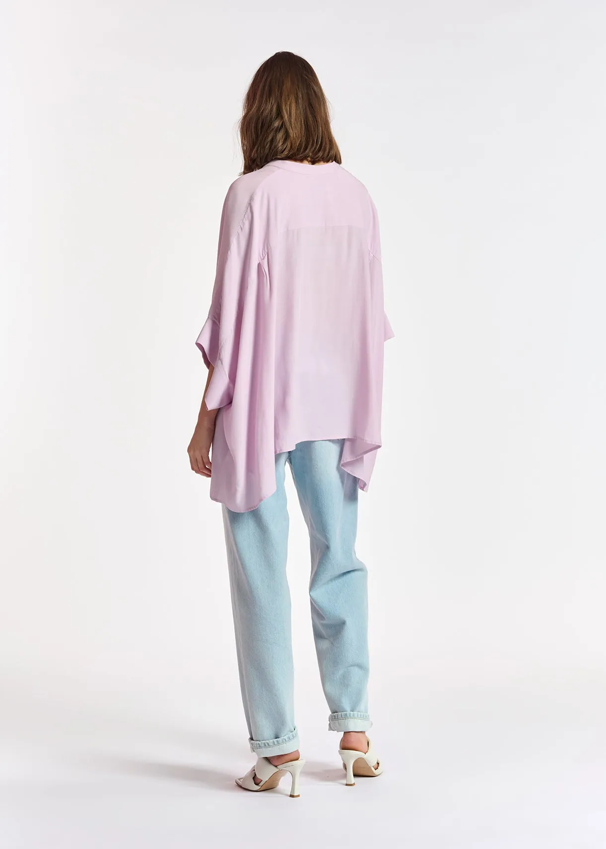 Lilac oversized top