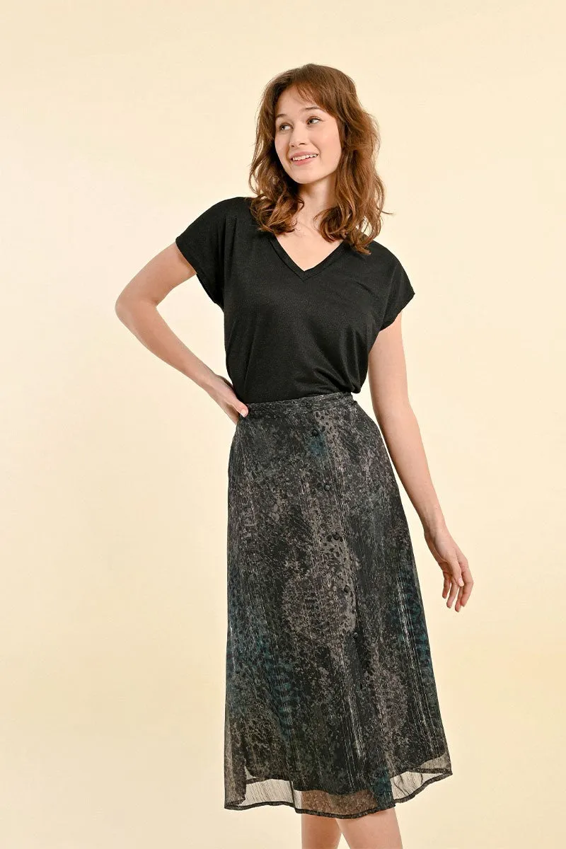 LONG SKIRT, TRANSPARENT