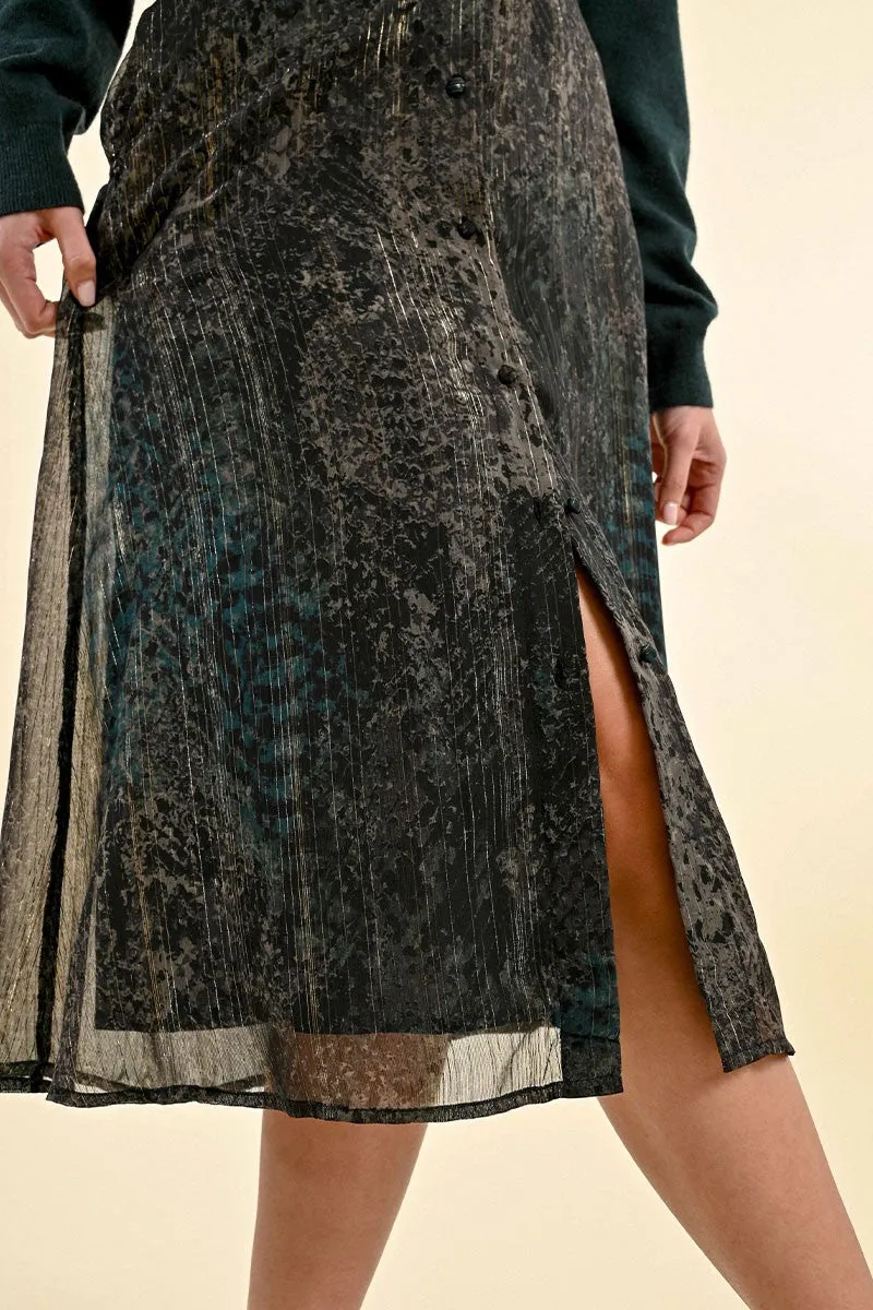 LONG SKIRT, TRANSPARENT