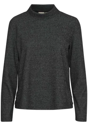 Long Sleeve Blouse - Black