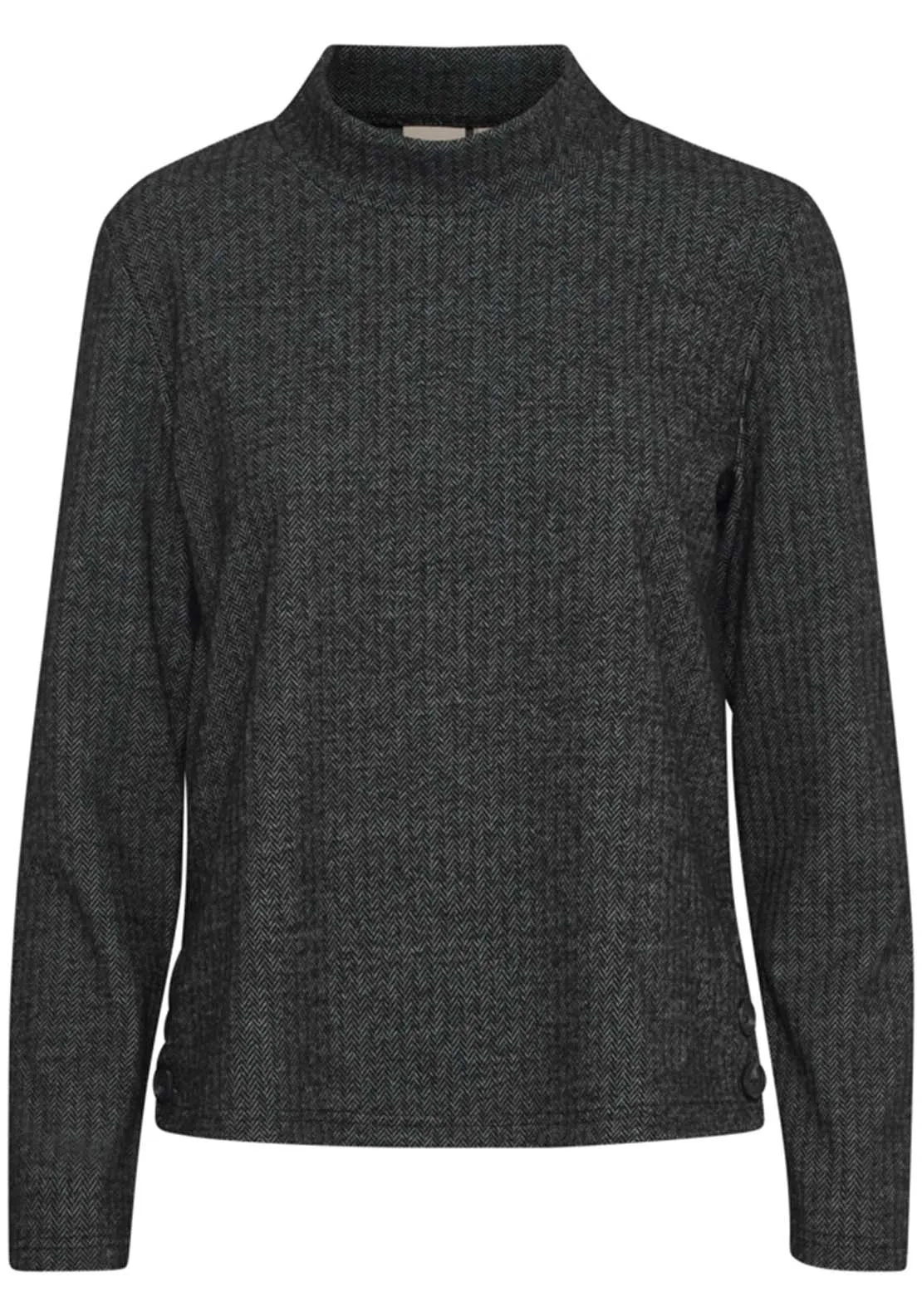 Long Sleeve Blouse - Black