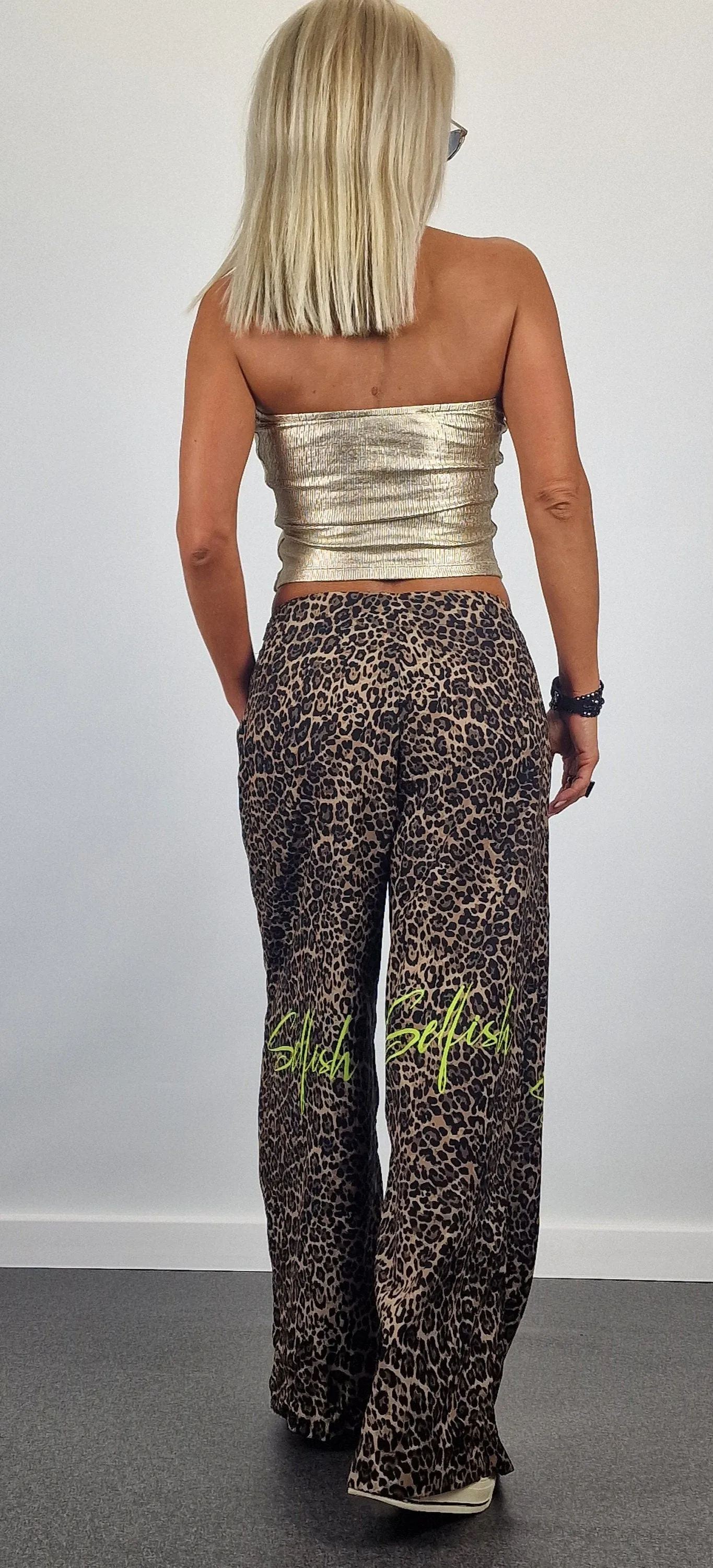Low waist Pants , Wide Throusers, Loose Pants, Avant-garde Pants, Party Pants, Summer Pants, Leopard Print Pants, Relaxed Pants