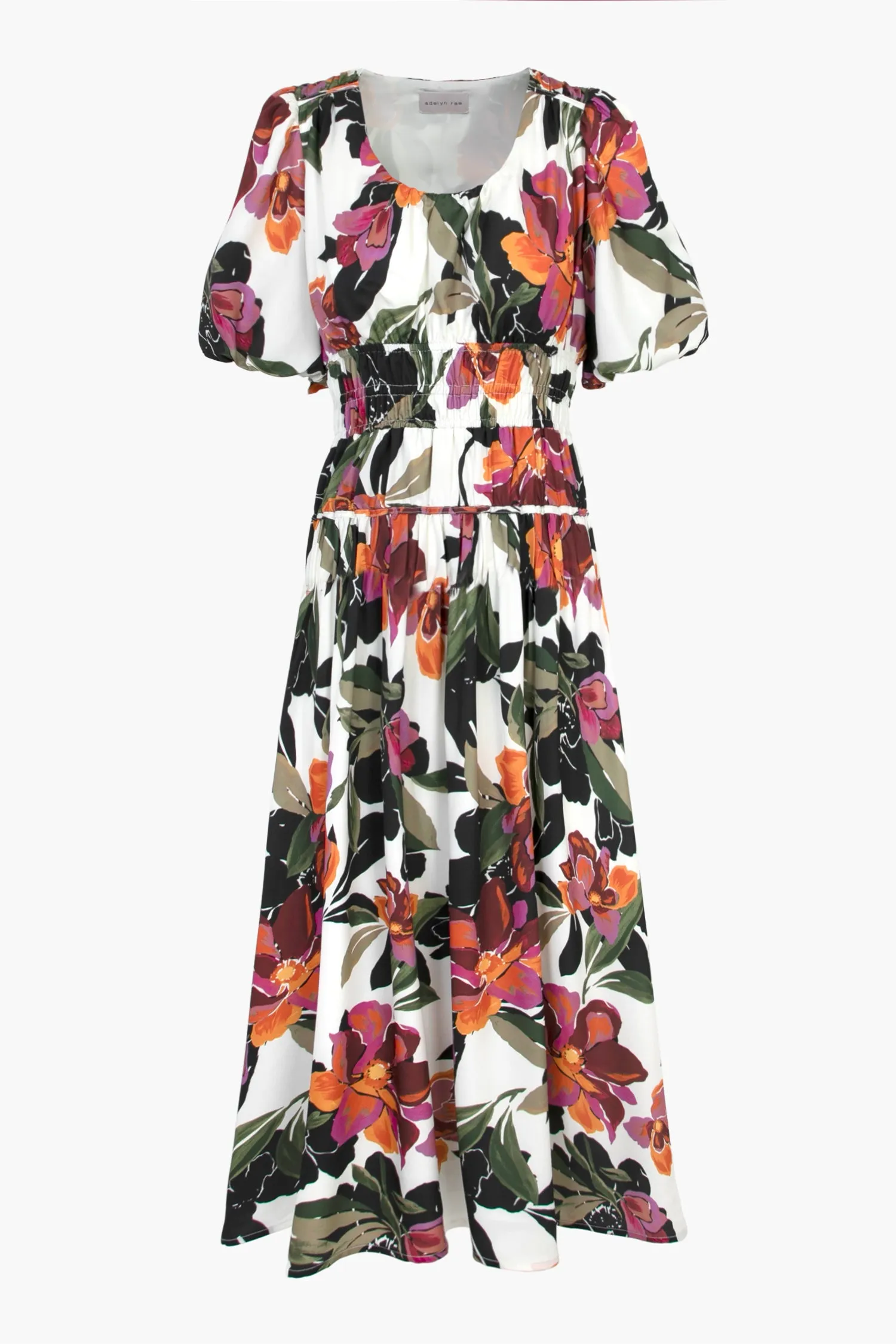 Lucia Smocked Midi Dress