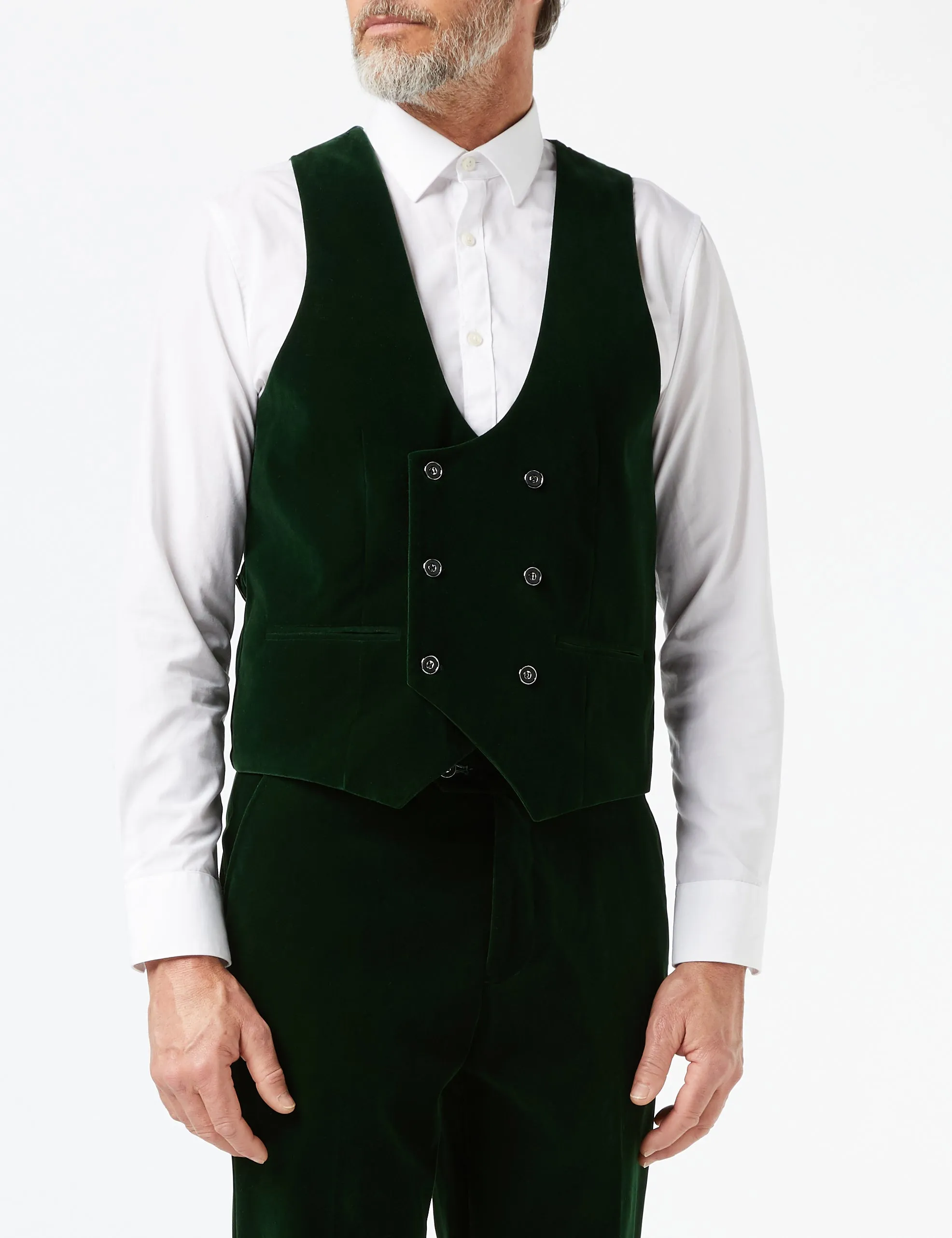 MAK - Green Velvet 3 Piece Wedding Suit