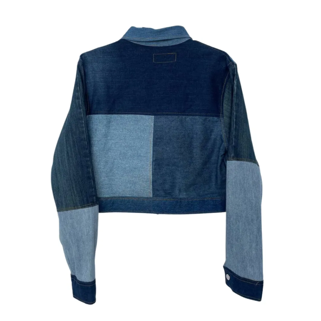Maong Lona Cropped Trucker Denim Jacket