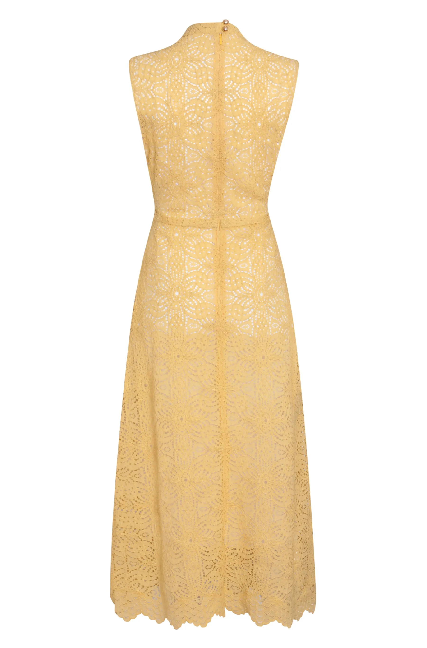 Margot Lace Dress - Yellow
