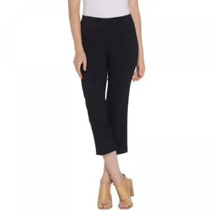 Martha Stewart Women's Plus Size Stretch Twill Crop Pants