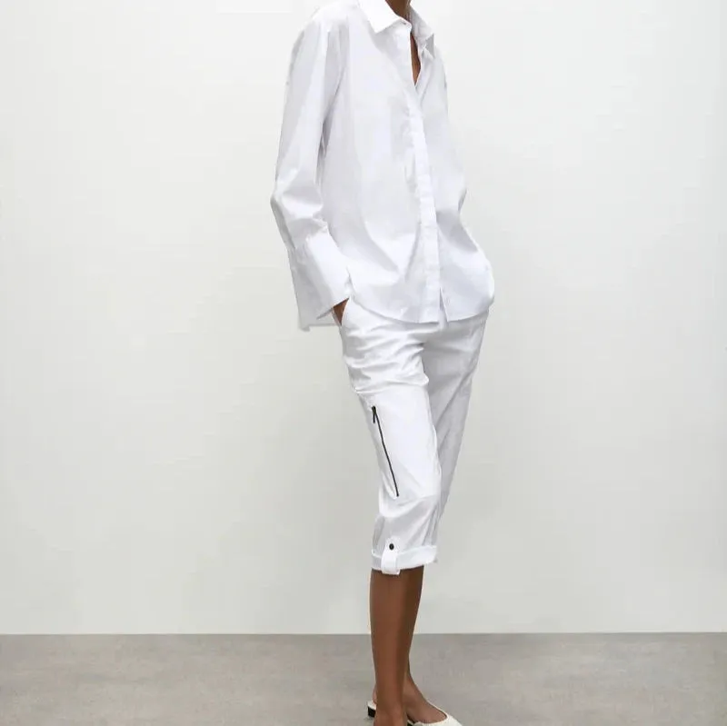 Mela Purdie Cropped Zip Cargo
