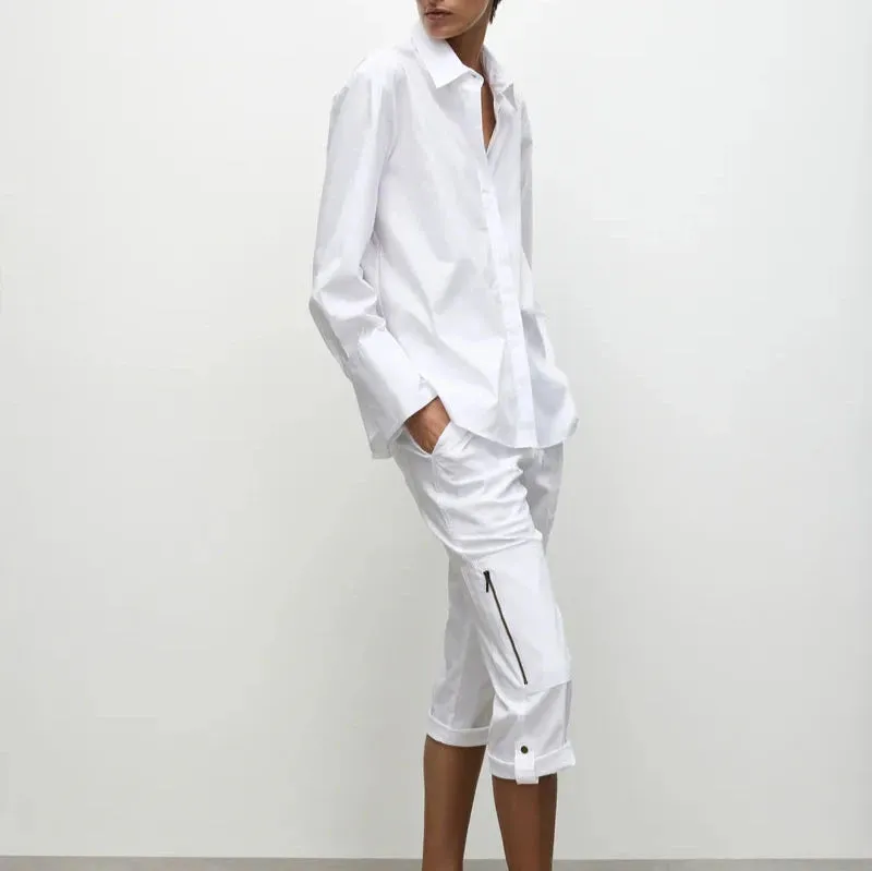 Mela Purdie Cropped Zip Cargo
