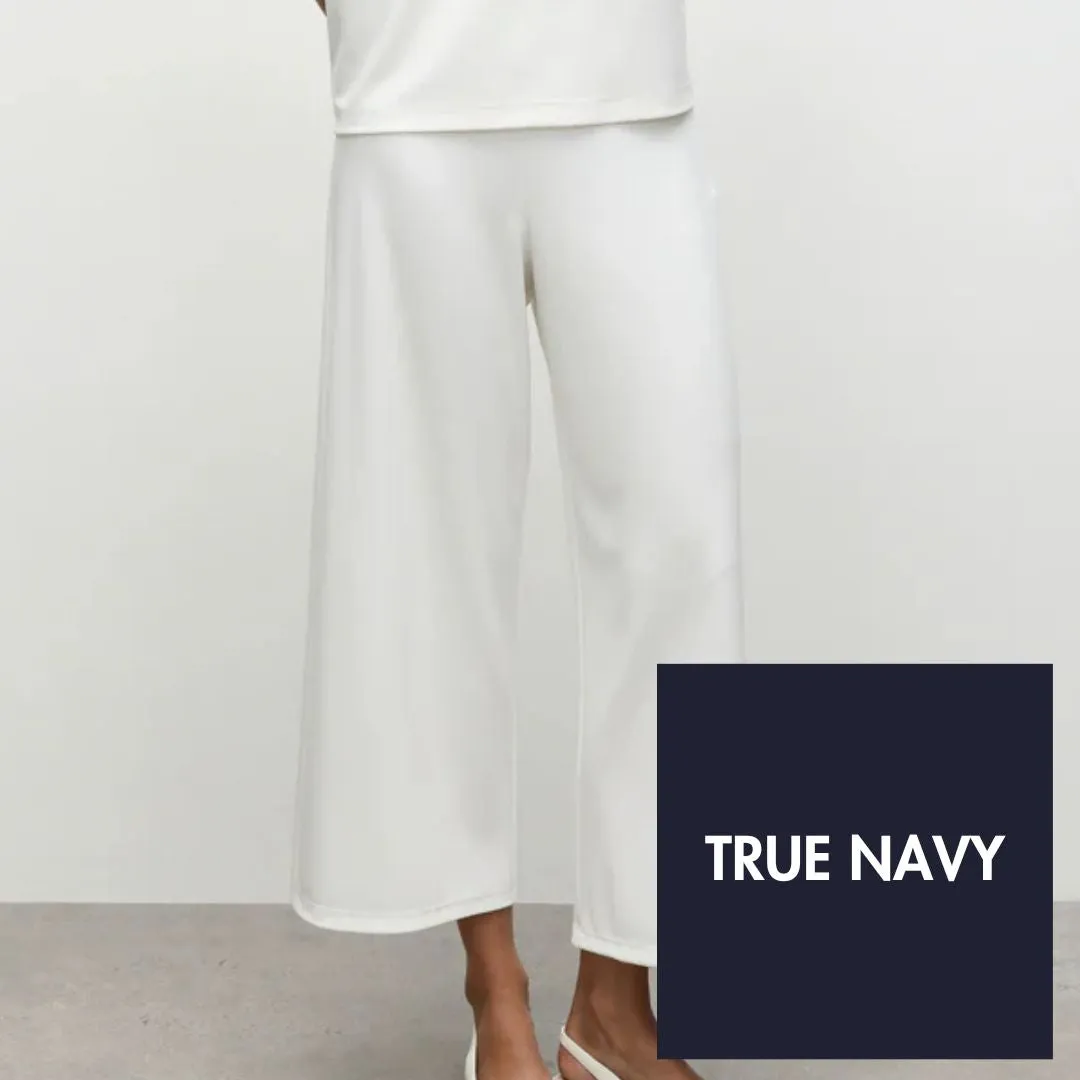 Mela Purdie Powder Knit Crop Palazzo Pant