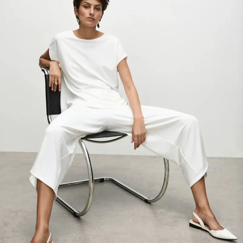 Mela Purdie Powder Knit Crop Palazzo Pant
