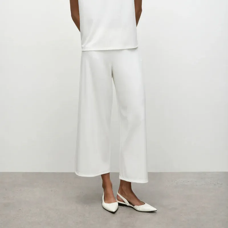 Mela Purdie Powder Knit Crop Palazzo Pant