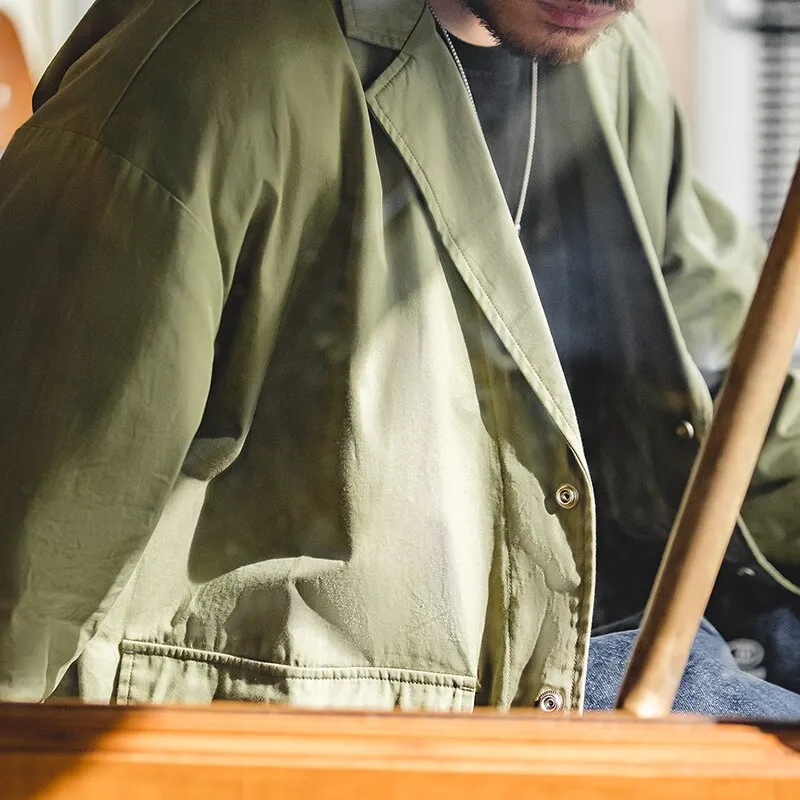 Men's Military Cargo Workwear Oversized Jackets