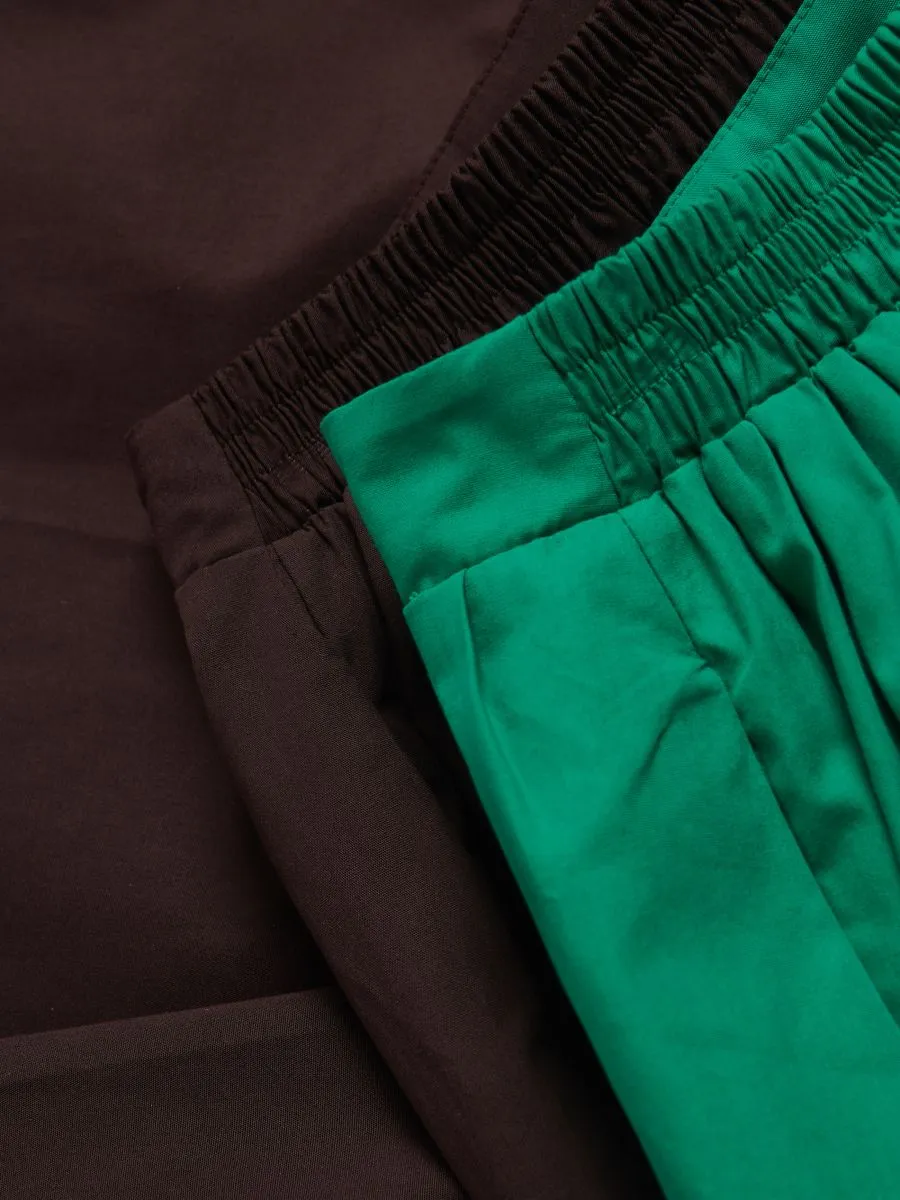 Midi skirt with pleats
