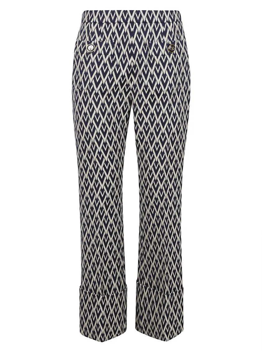 Midnight Blue Tailored Pants