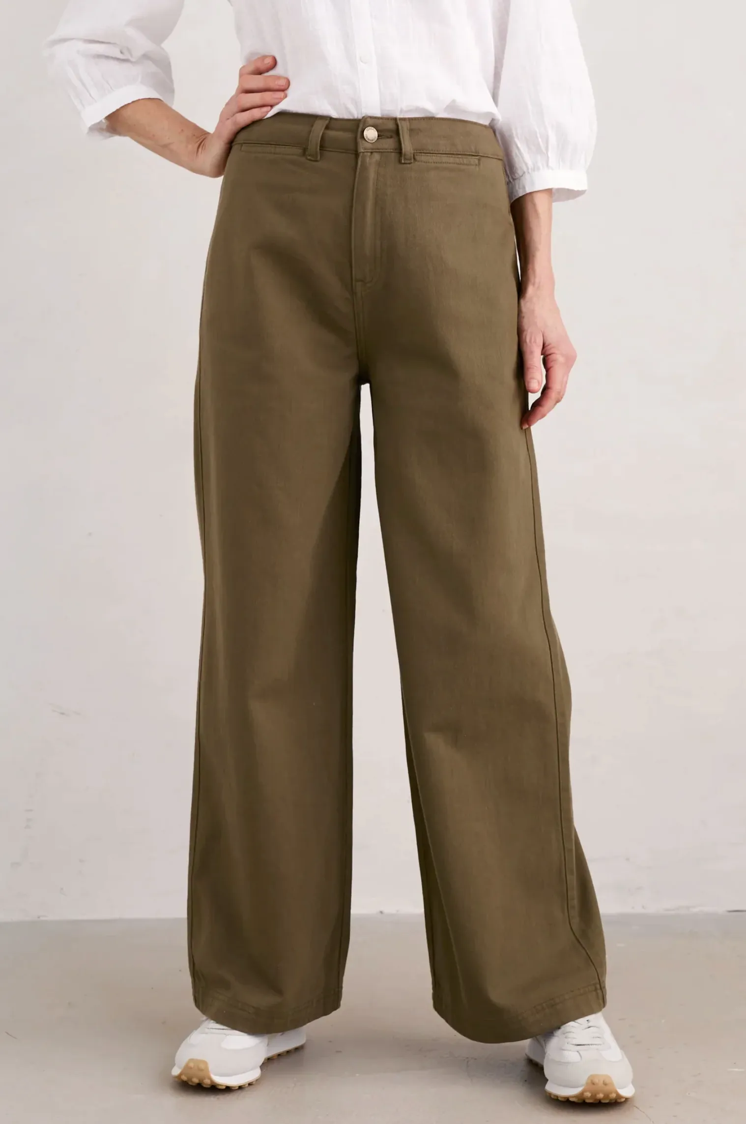 MILLY TROUSER - DARK SEAGRASS