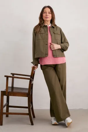 MILLY TROUSER - DARK SEAGRASS