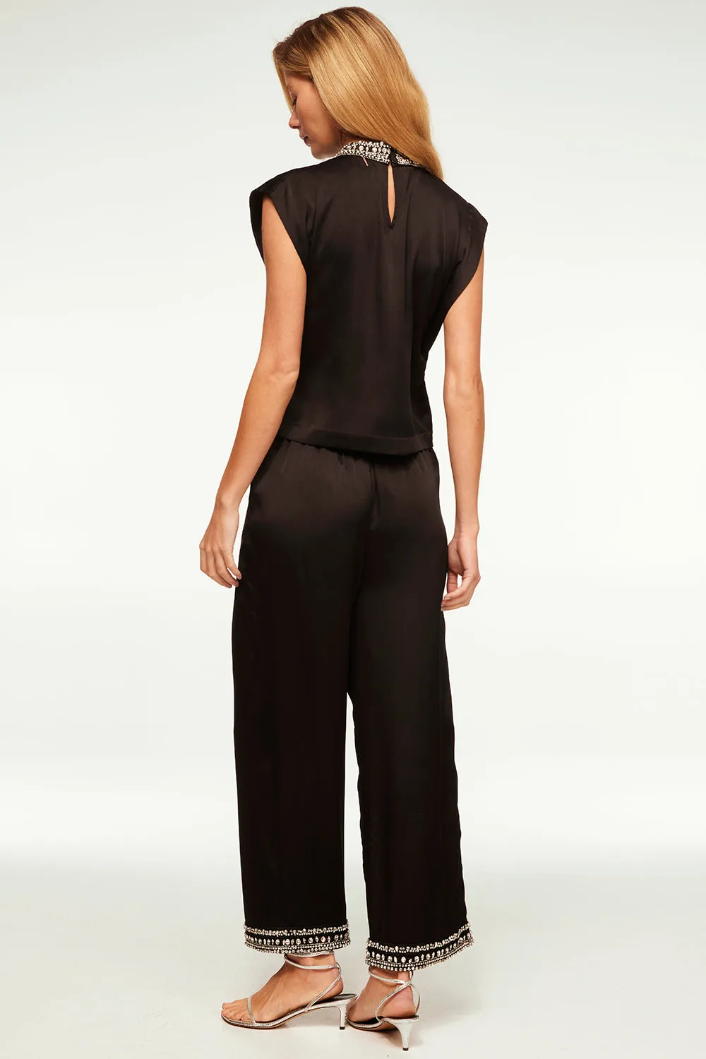 Misa - Riley Top - Black Stain