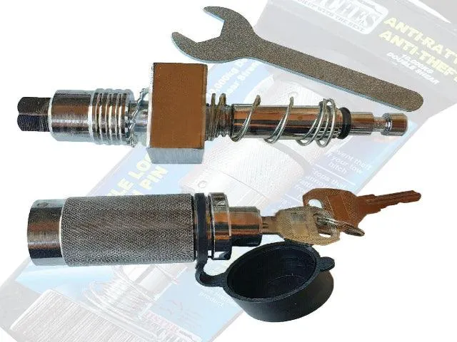 MISTER HITCHES Anti Rattle Hitch Pin & Lock (MHARHP)
