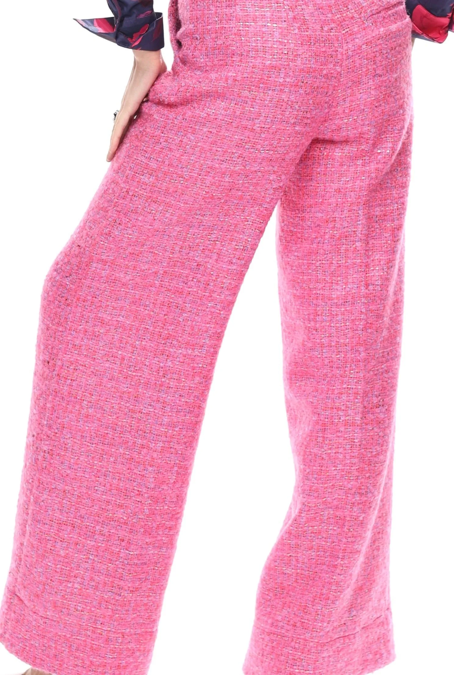 MOHAIR WOOL TROUSERS