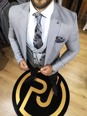Monty - Grey 3 Piece Suit