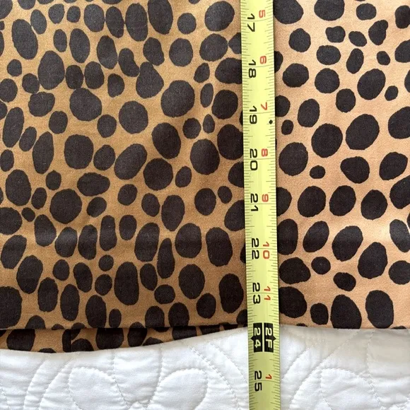 Moschino Leopard Print Pencil Fishtail Skirt in Brown and Tan/Khaki Size 6 US