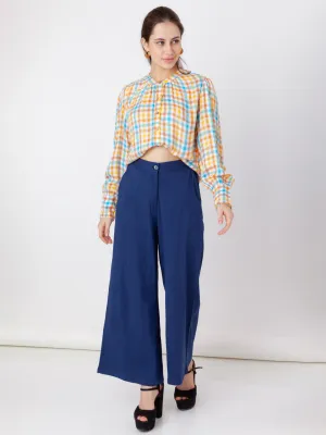 Multi Checks Shirt Top