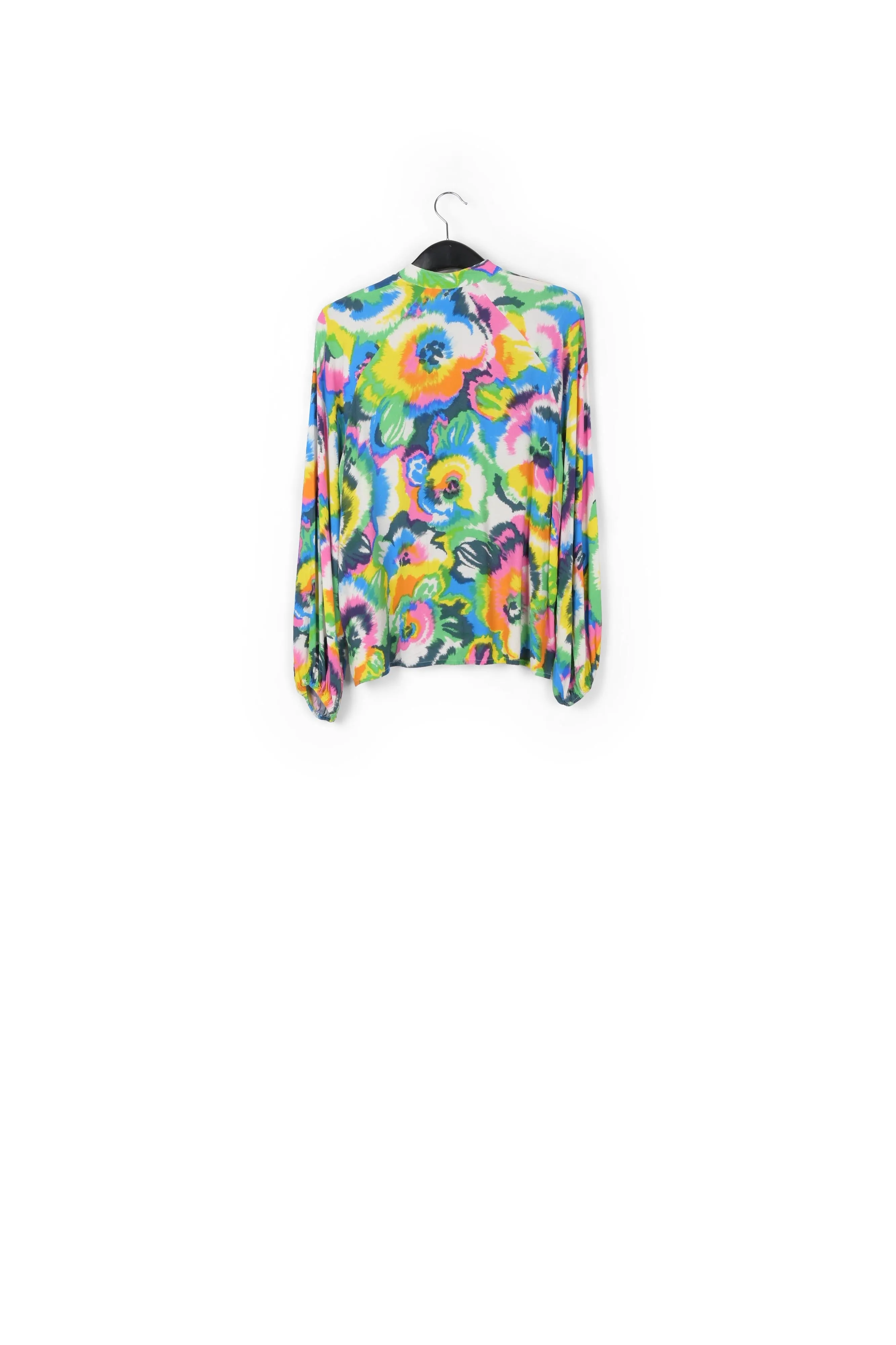 Multicolor floral print shirt