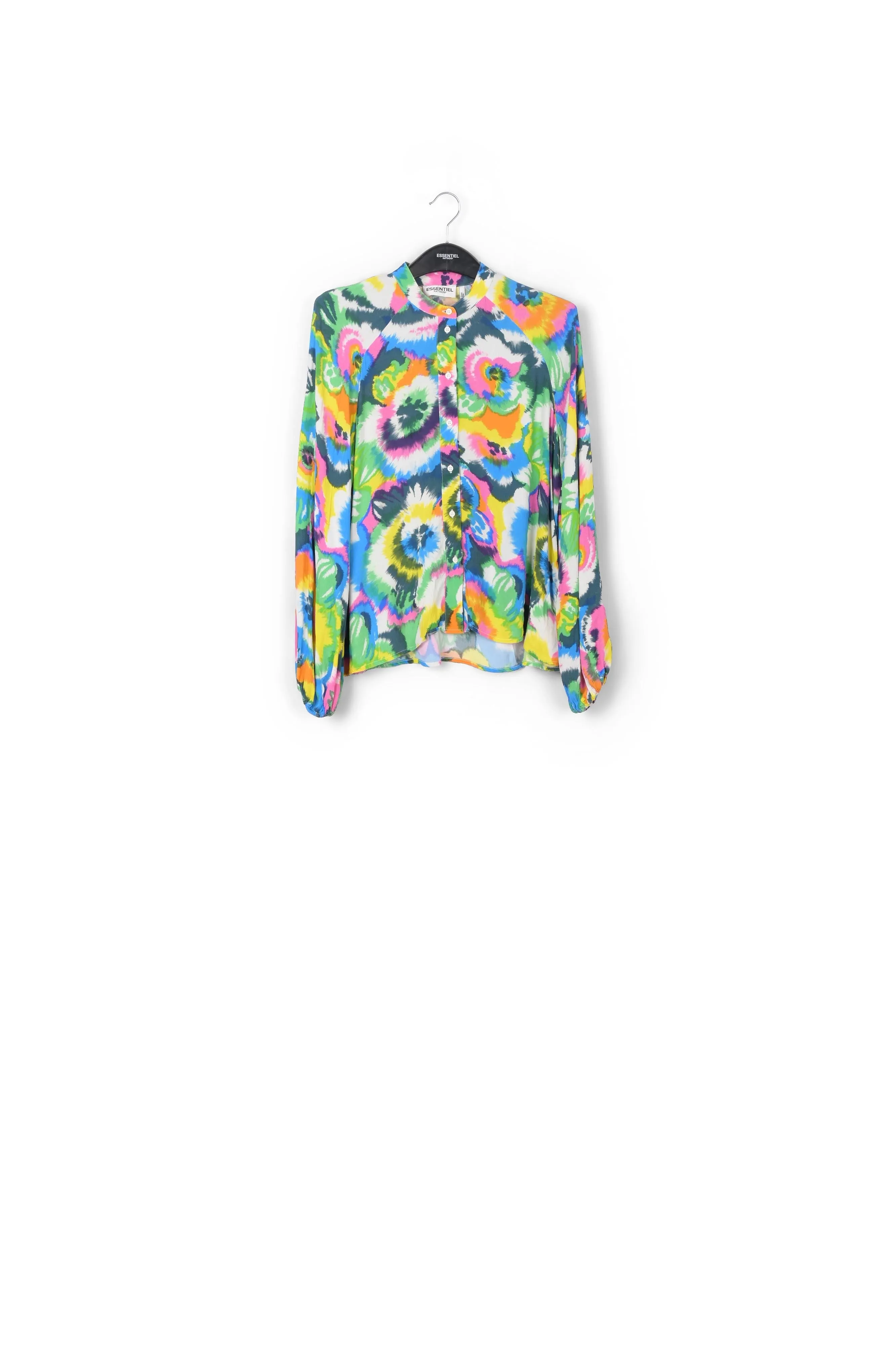 Multicolor floral print shirt