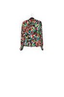 Multicolor floral-print shirt