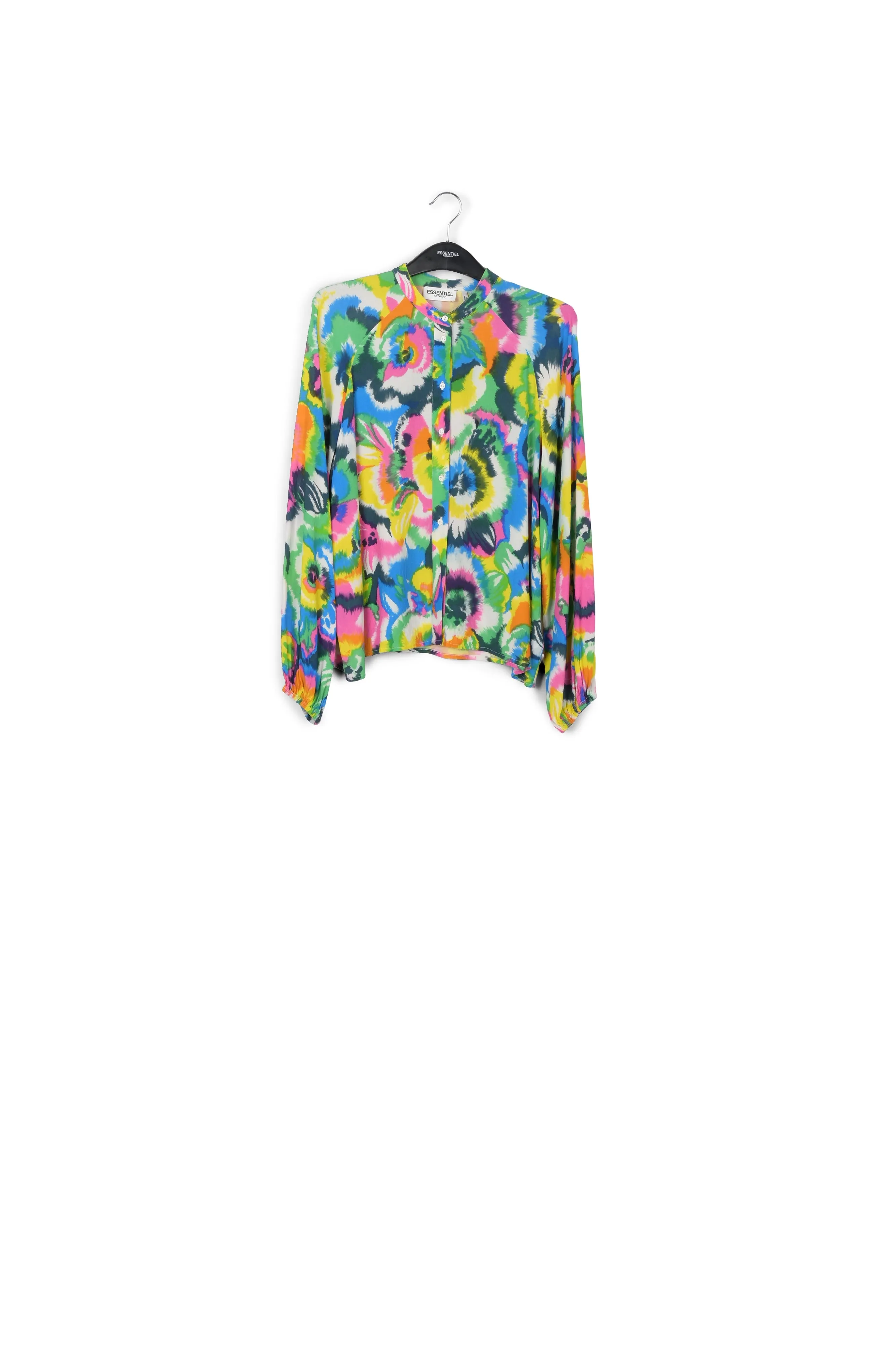 Multicolor floral print shirt