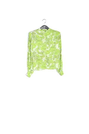 Multicolor floral-print shirt